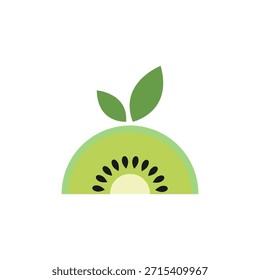 Kiwi Fruit Logo, Vektorgrafik