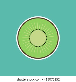 Kiwi fruit slice