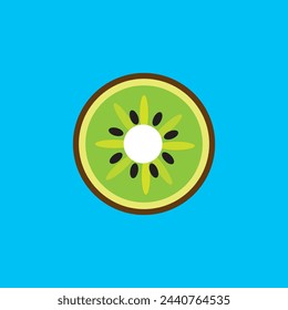 diseño e ilustración vectorial de kiwi