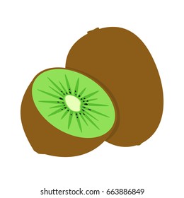 Kiwi Fruit Vector Design Stock Image
