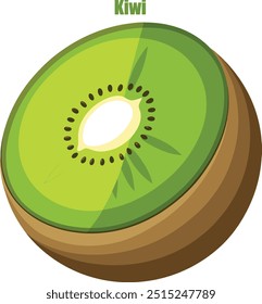 Kiwi Fruits, Imagem Vetores Cor Botão Telefone