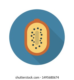 kiwi glyph flat vector icon