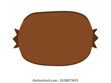 Kiwi hand drawn style. Vector illustration isolated on white background
