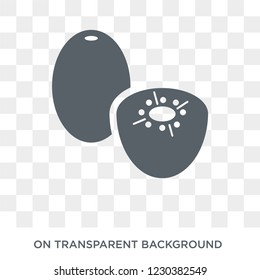 Kiwi icon. Kiwi design concept from Fruit and vegetables collection. Simple element vector illustration on transparent background.
