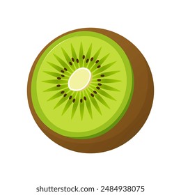 Kiwi icon on white background