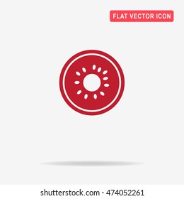 Kiwi icon. Vector concept illustration for design.