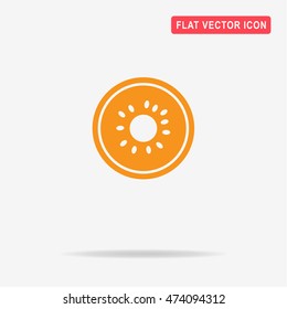 Kiwi icon. Vector concept illustration for design.