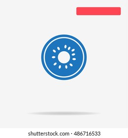 Kiwi icon. Vector concept illustration for design.
