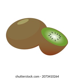A kiwi icon in vector, eps 10