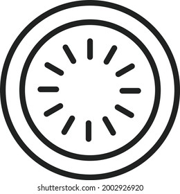 Kiwi icon vector image. Can also be used for Physical Fitness. Suitable for mobile apps, web apps and print media.