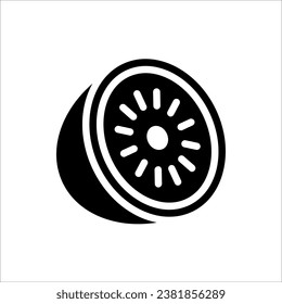 Kiwi Icon Vektorgrafik. Symbol. Logo-Design. Kiwi einzeln auf weißem Hintergrund.