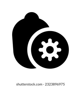 icono de kiwi para tu diseño de sitio web, logotipo, aplicación, interfaz de usuario.