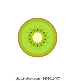 Kiwi isolated on white background. Vector illustration. Eps 10.