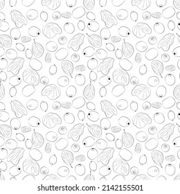 Kiwi isolated on white background with clipping path. A set of seamless patterns with kiwi. Vector graphics, 1000x1000.