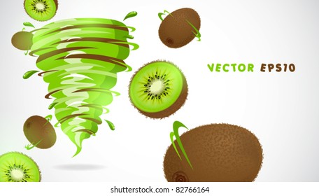 kiwi with juicy twister