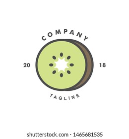 Kiwi Logo Design. Icon Character