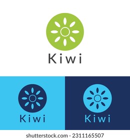 kiwi logo design vector template,