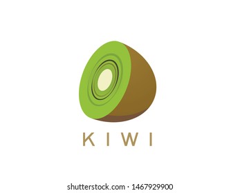 Kiwi Logo and Text for Designs