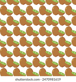 Kiwi pattern background summer fruit 