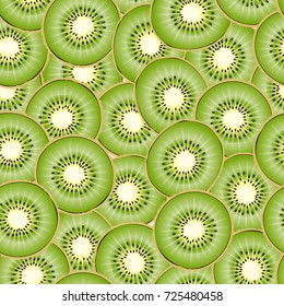 Kiwi piece seamless background.