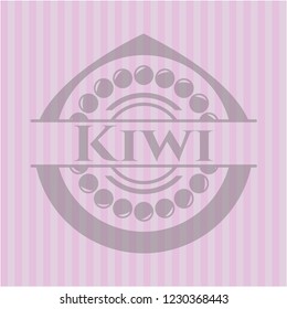 Kiwi pink emblem