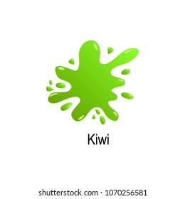 kiwi splash icon. Element of colored splash illustration. Premium quality graphic design icon. Signs and symbols collection icon for websites, web design, mobile app on white background