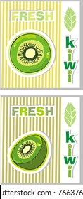 kiwi sticker set