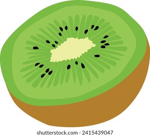 Kiwi vector art illustration design