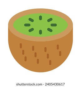 Kiwi Vector Flat Icon For Personal And Commercial Use.
