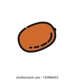 Kiwi. Vector icon