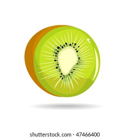  kiwi  vector illustrations