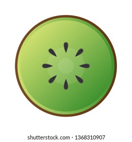 Kiwi vector. kiwi logo design. kiwi on white background.