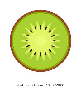 Kiwi vector on white background. kiwi symbol. logo design