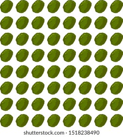 Kiwi wallpaper, illustration, vector on white background.