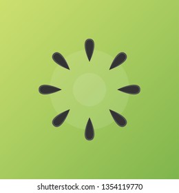 Kiwi wallpaper vector. symbol. free space for text.