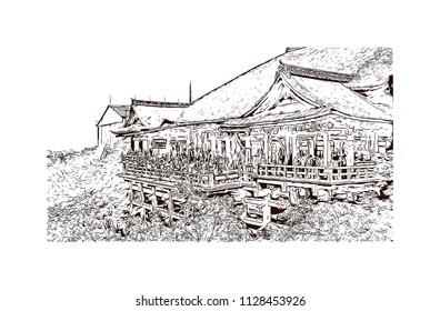 京都の清水寺 のイラスト素材 画像 ベクター画像 Shutterstock