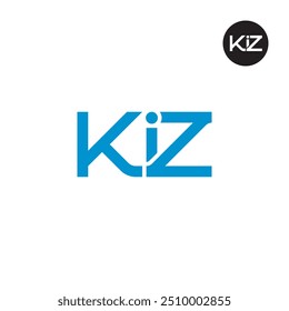 KIZ Logo Letter Monogram Design