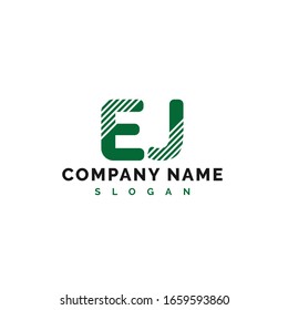 KJ Letter Logo Design. EJ letter logo Vector Illustration - Vector