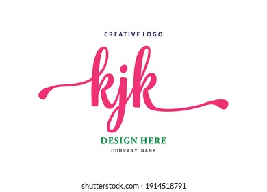 El logo con letras de KJK es sencillo, fácil de entender y autoritario