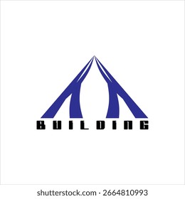 KK BUILDING Vector de texto, diseño del logotipo de la empresa.