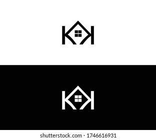 kk home logo design vector