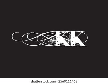 KK initial letter logo design and minimalist logo
