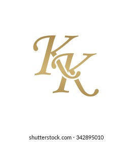 KK initial monogram logo