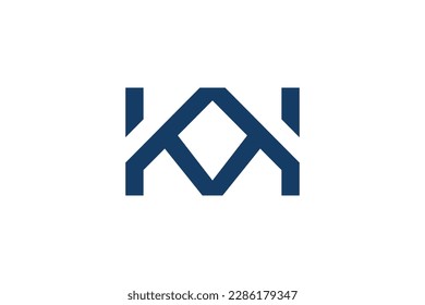 KK Initial-Monogramm-Logo-Vektorgrafik