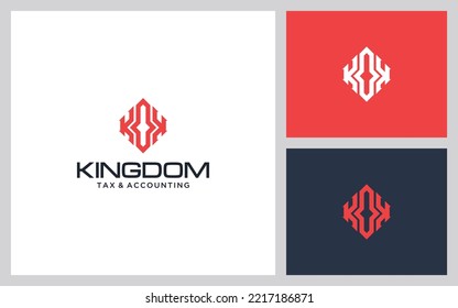 Concepto del logotipo de la carta KK. Plantilla de diseño de emblema mínimo creativo.