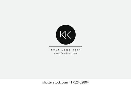 KK or KK letter logo. Unique attractive creative modern initial KK KK K K initial based letter icon logo