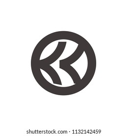 kk letter vector logo