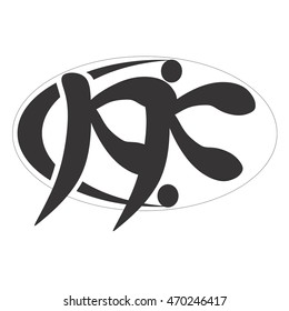 kk letter vector logo