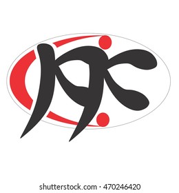 kk letter vector logo