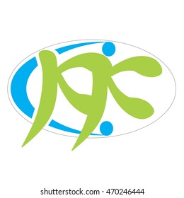 kk letter vector logo